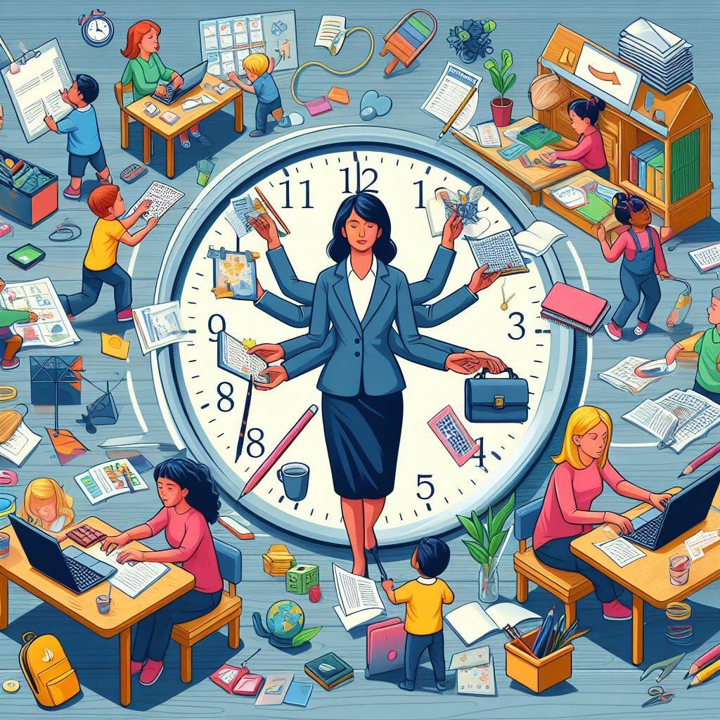 Montessori administrator is dealing with multiple projects at the end of the school year