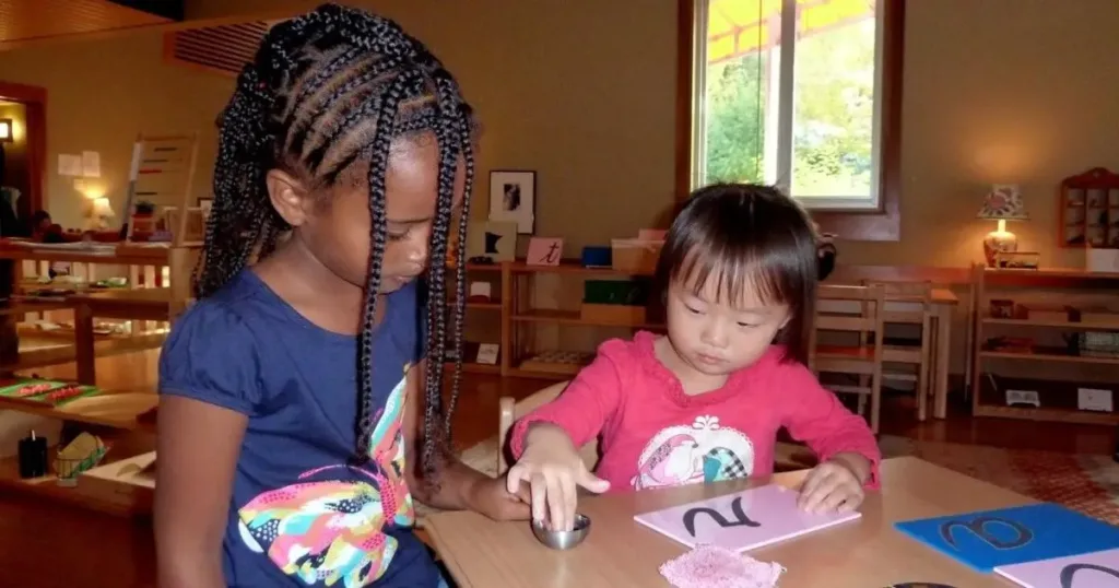 Baden Montessori School students in class