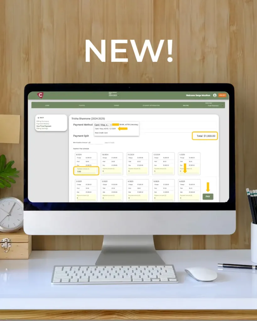 Student billing portal