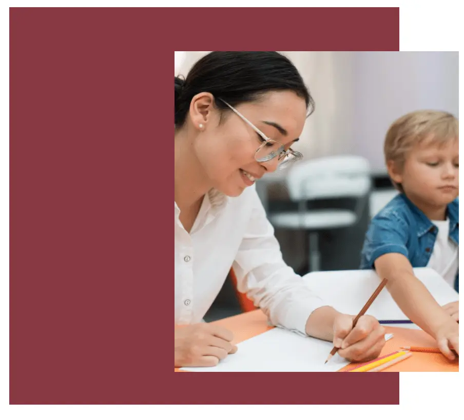 Montessori record keeping in a lesson