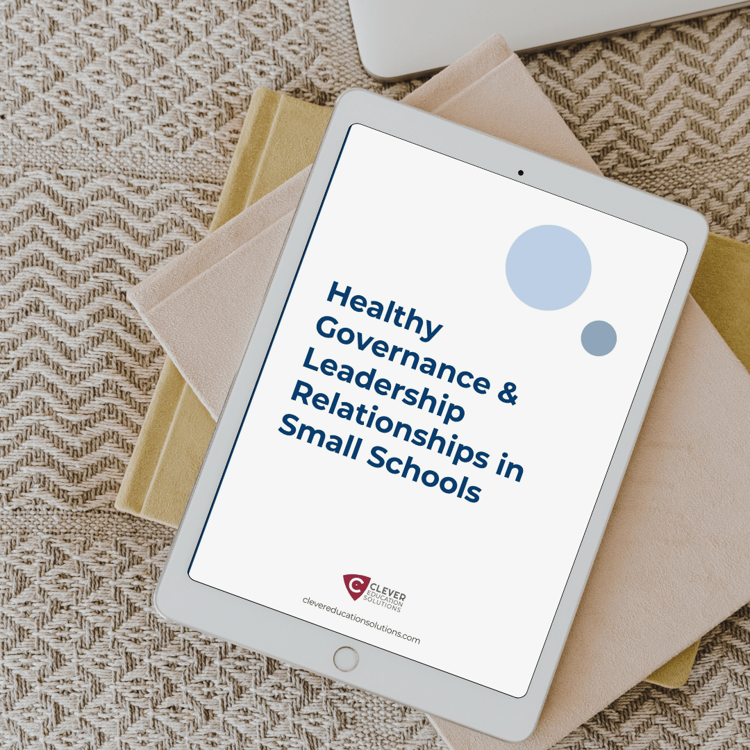 Healthy Governance and Leadership Relationships in Small Schools ebook cover